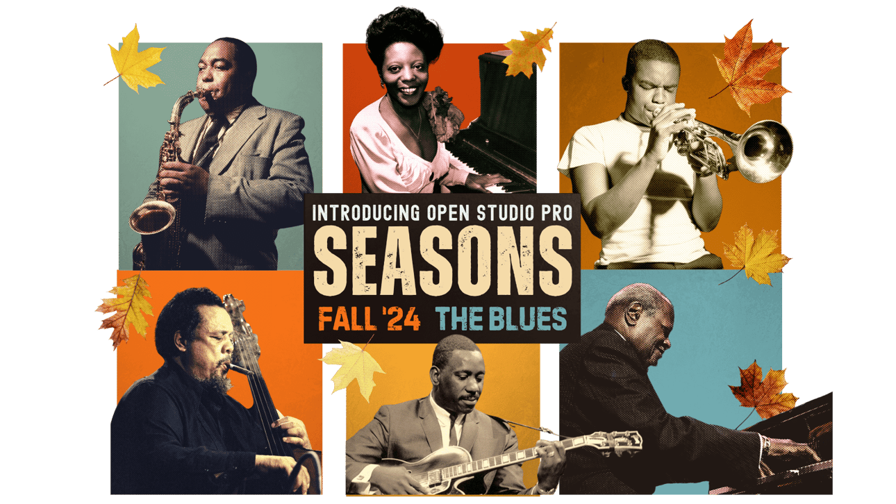 Introducing Open Studio Pro Seasons Fall '24 The Blues